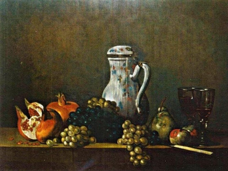 Still Life with Pomegrenates